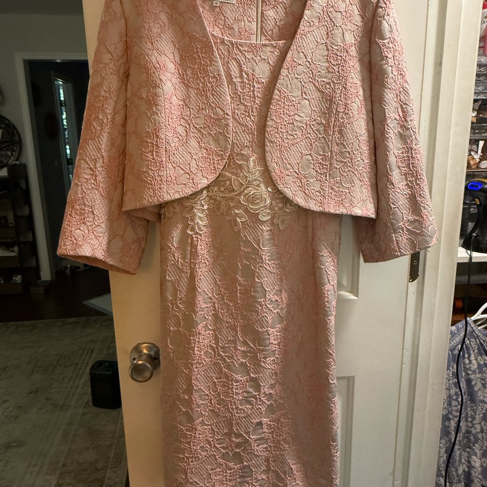 Abella Blush Lace Fabric